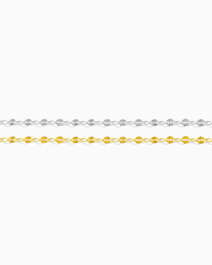2.8mm Sunburst Cable Chain, S186, G186