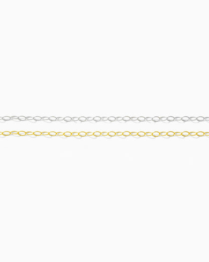 2.3mm Patterned Cable Chain, S189, G189