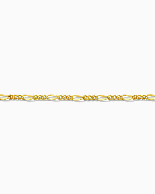 2.4mm Figaro 3+1 Chain, G19