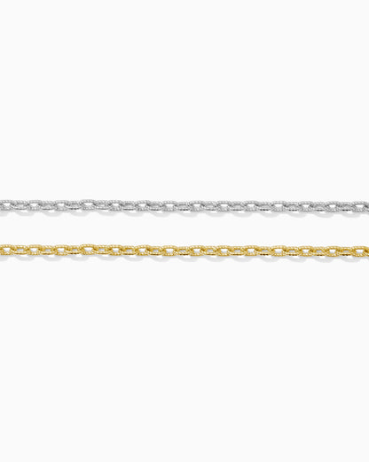 2.6mm Patterned Cable Chain, S197, G197