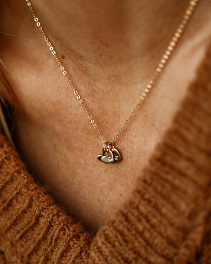 6x7mm Heart Blank with One hole, B26