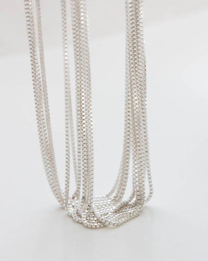 Sterling Silver Box Chain, NC02