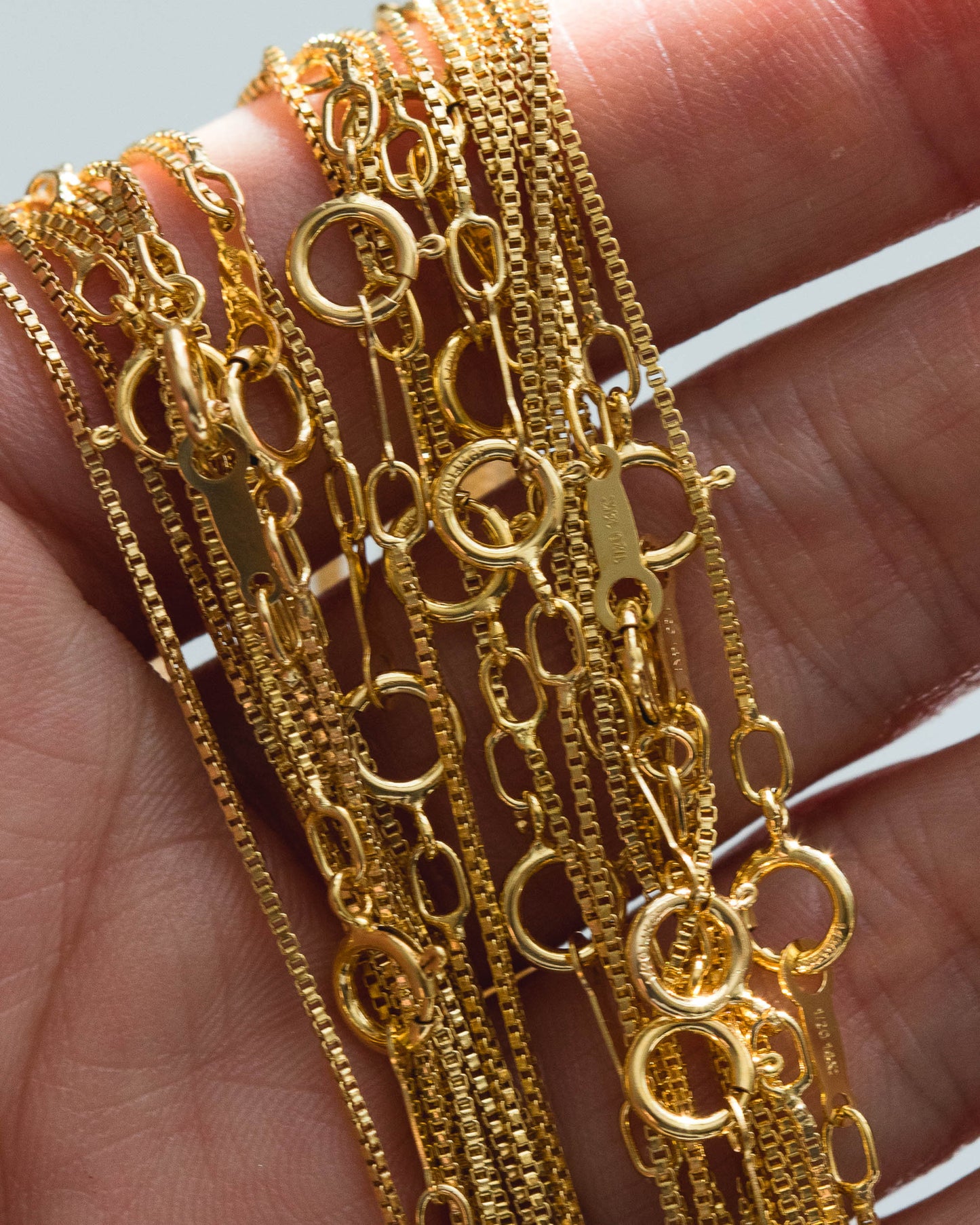 Gold Filled Box Chain, NC02