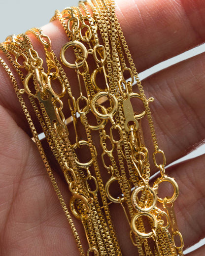 Gold Filled Box Chain, NC02