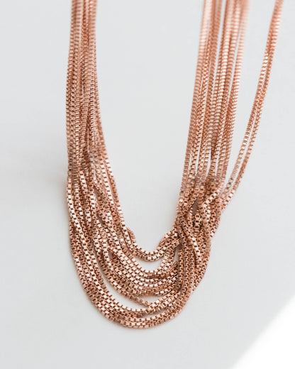 Rose Gold Box Chain, NC02