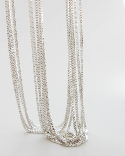 Sterling Silver Box Chain, NC02