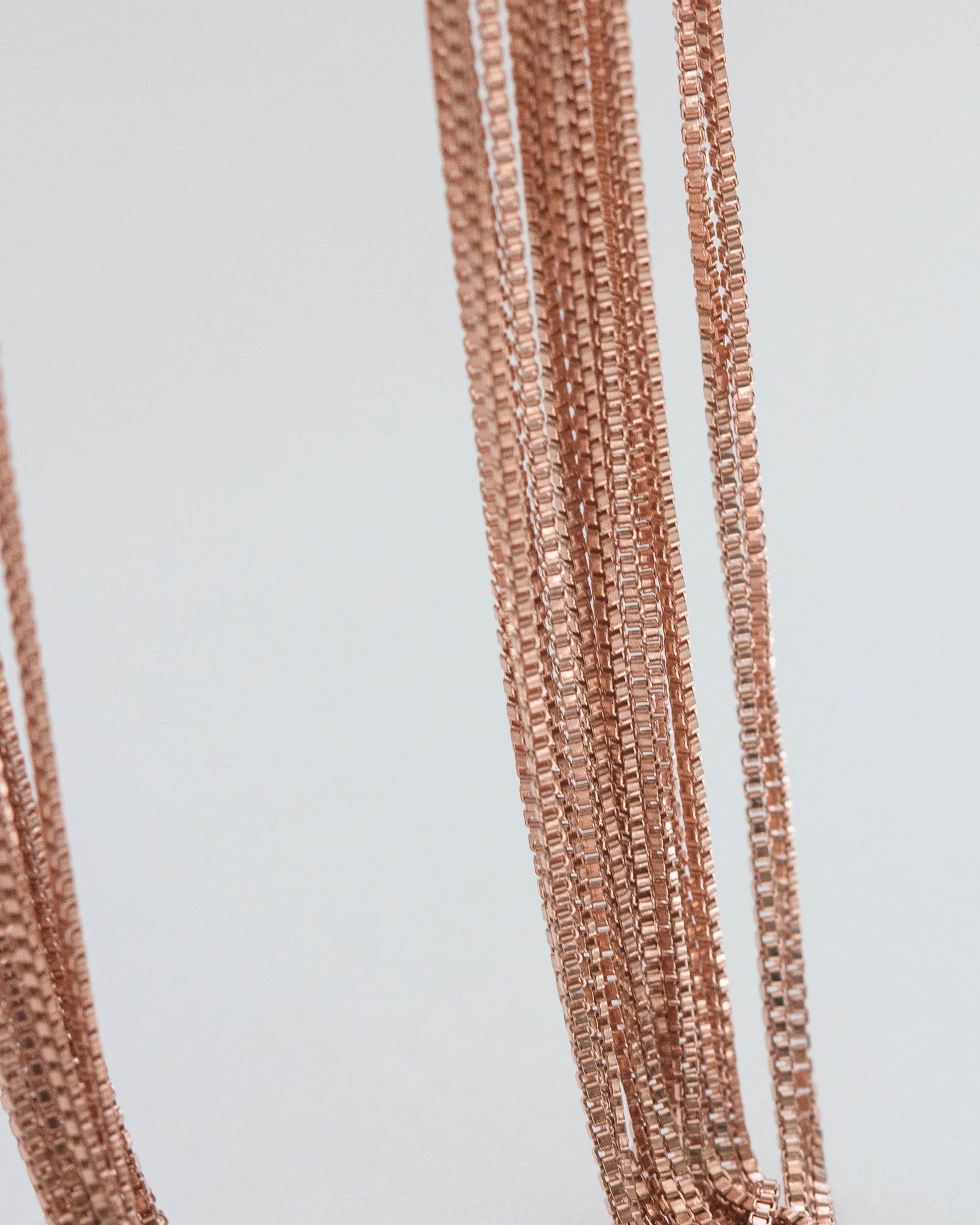 Rose Gold Box Chain, NC02