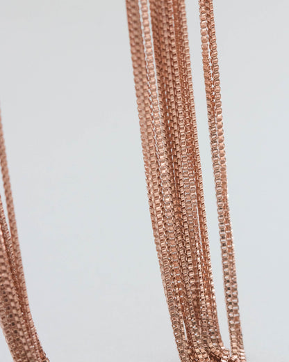 Rose Gold Box Chain, NC02