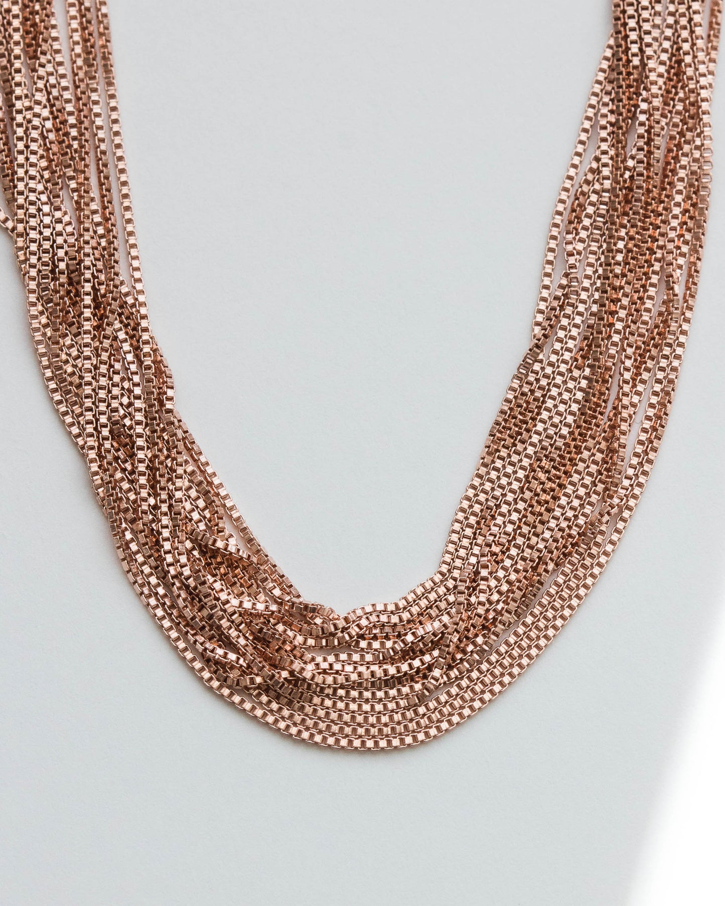Rose Gold Box Chain, NC02