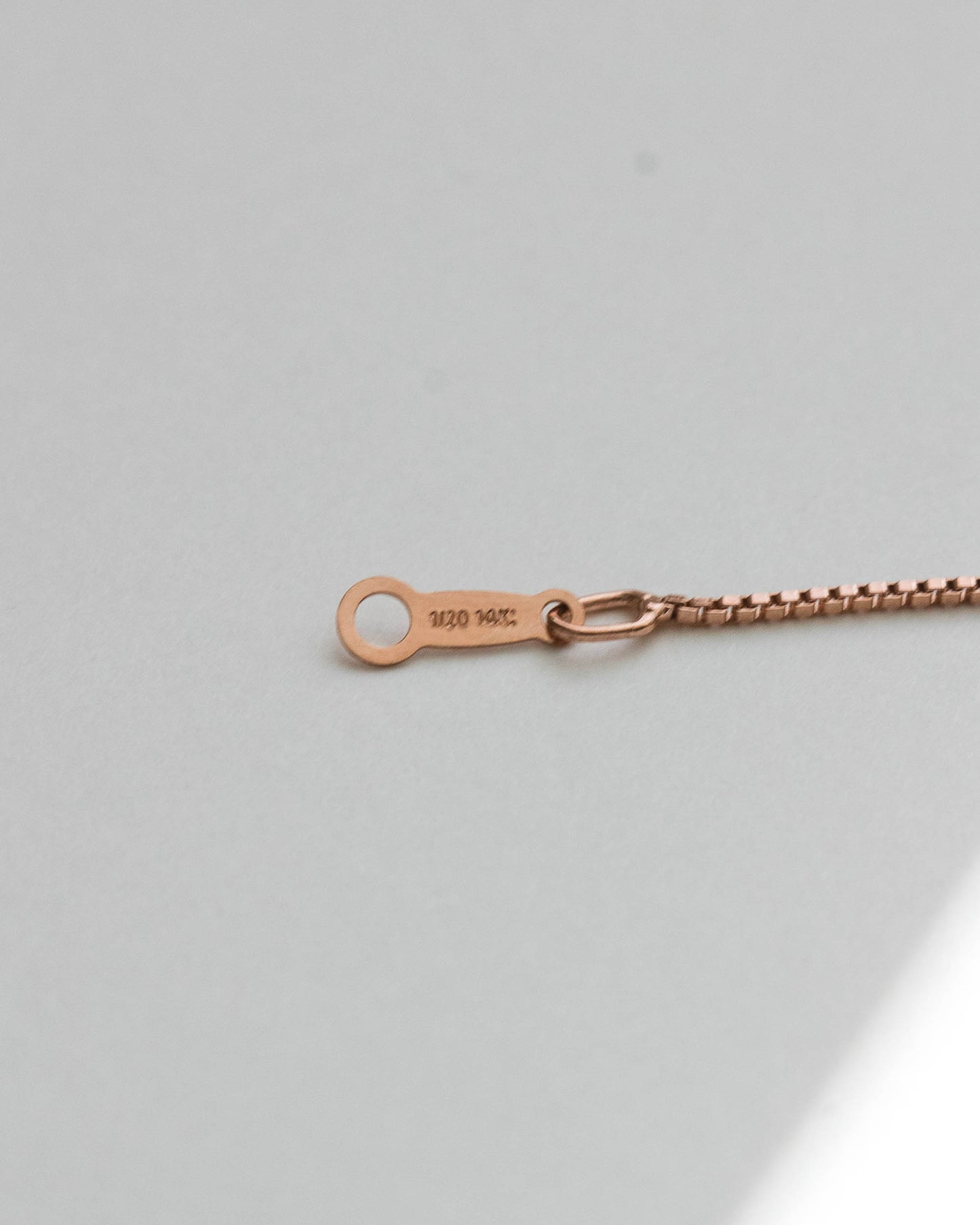 Rose Gold Box Chain, NC02
