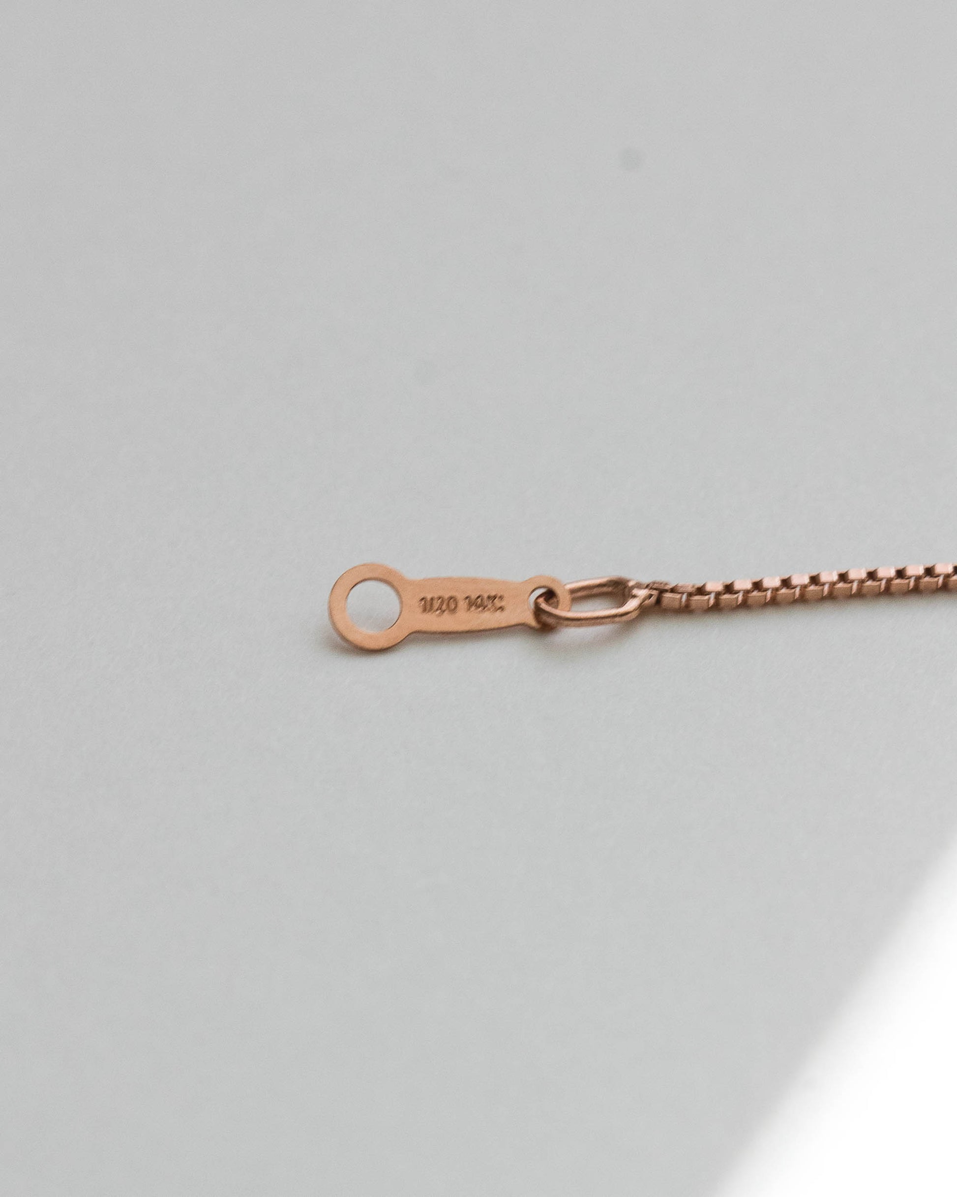 Rose Gold Box Chain, NC02