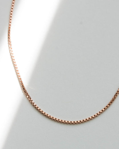 Rose Gold Box Chain, NC02