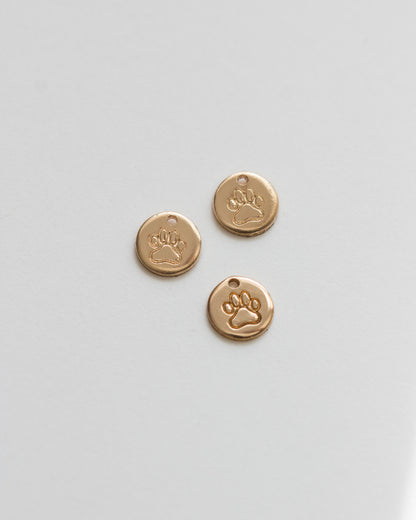 6.3mm Paw Print Charm, CH05