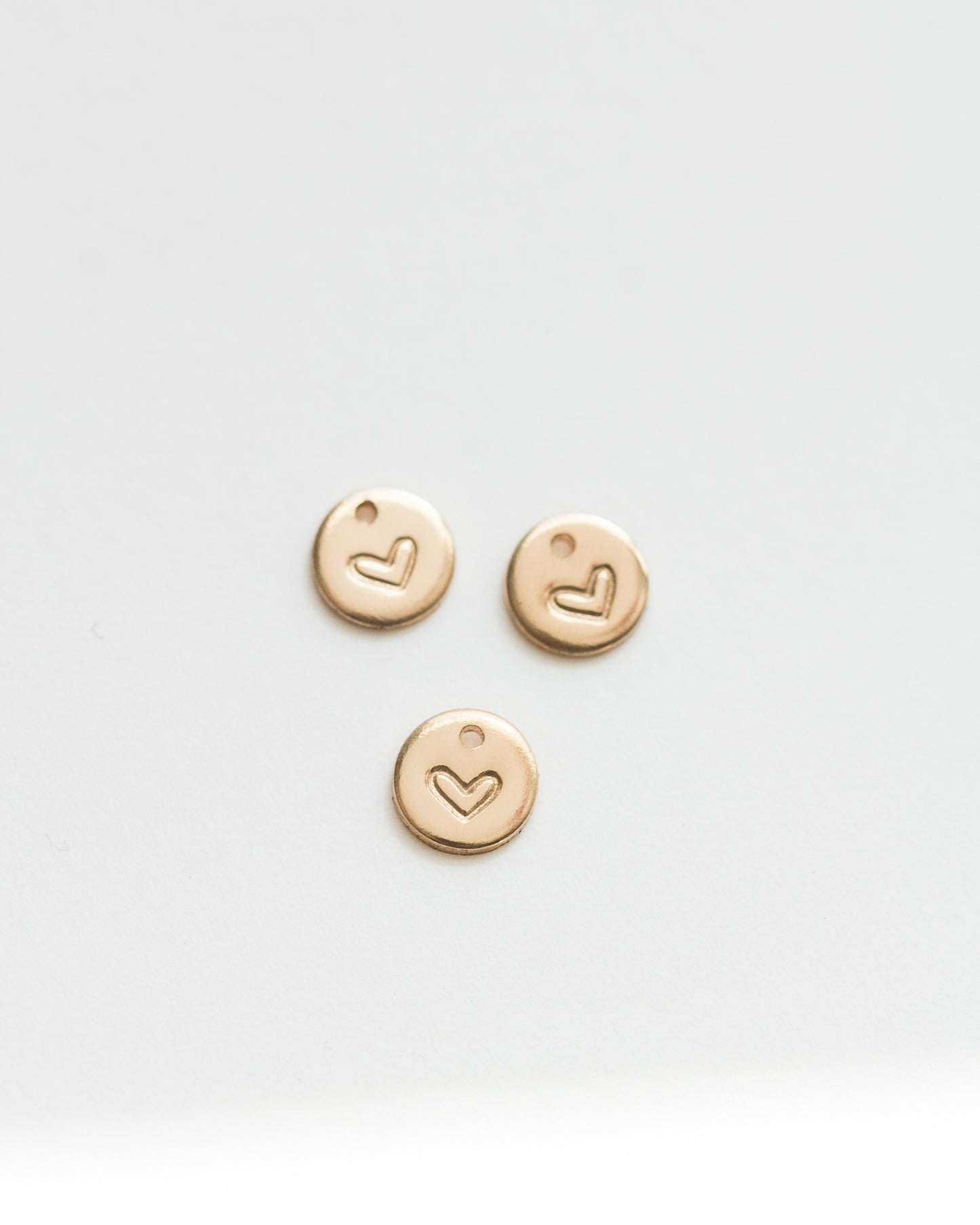 6.3mm heart charm, CH05