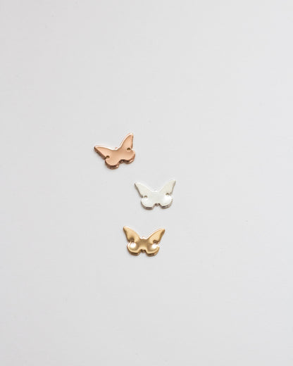 8x13mm Butterfly with Two Holes Connector, CN09