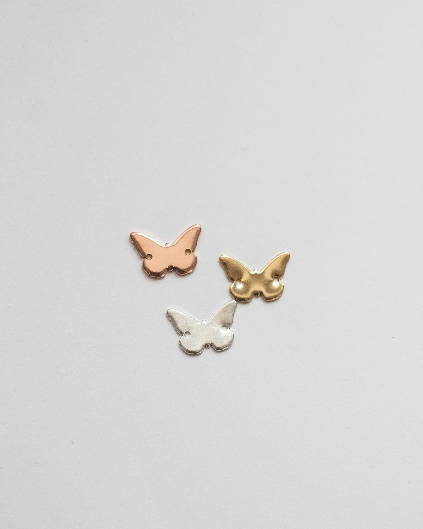 8x13mm Butterfly with Two Holes Connector, CN09