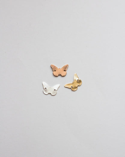 8x13mm Butterfly with Two Holes Connector, CN09