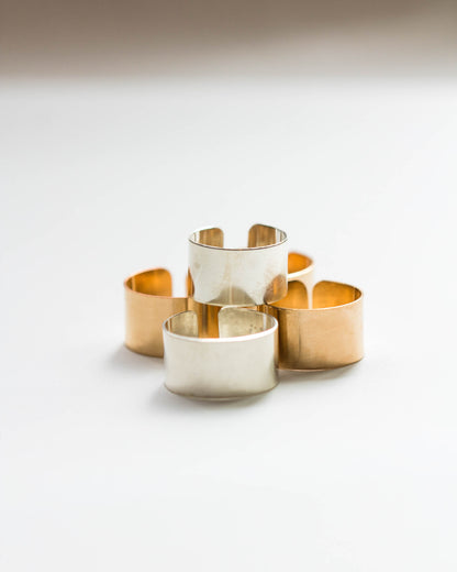 Smooth Cigar Band Ring, R10