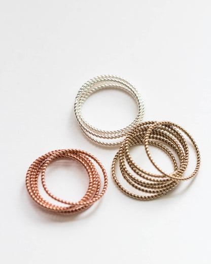 Twisted Stacking Ring, R11
