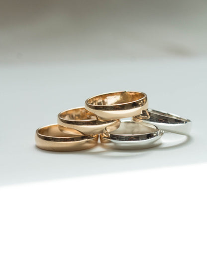 Smooth Thick Band Ring, R14