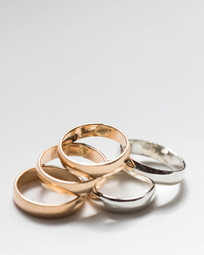 Smooth Thick Band Ring, R14