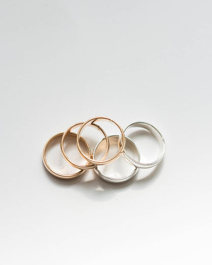 Smooth Thick Band Ring, R14