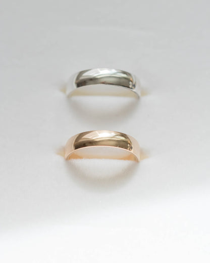 Smooth Thick Band Ring, R14