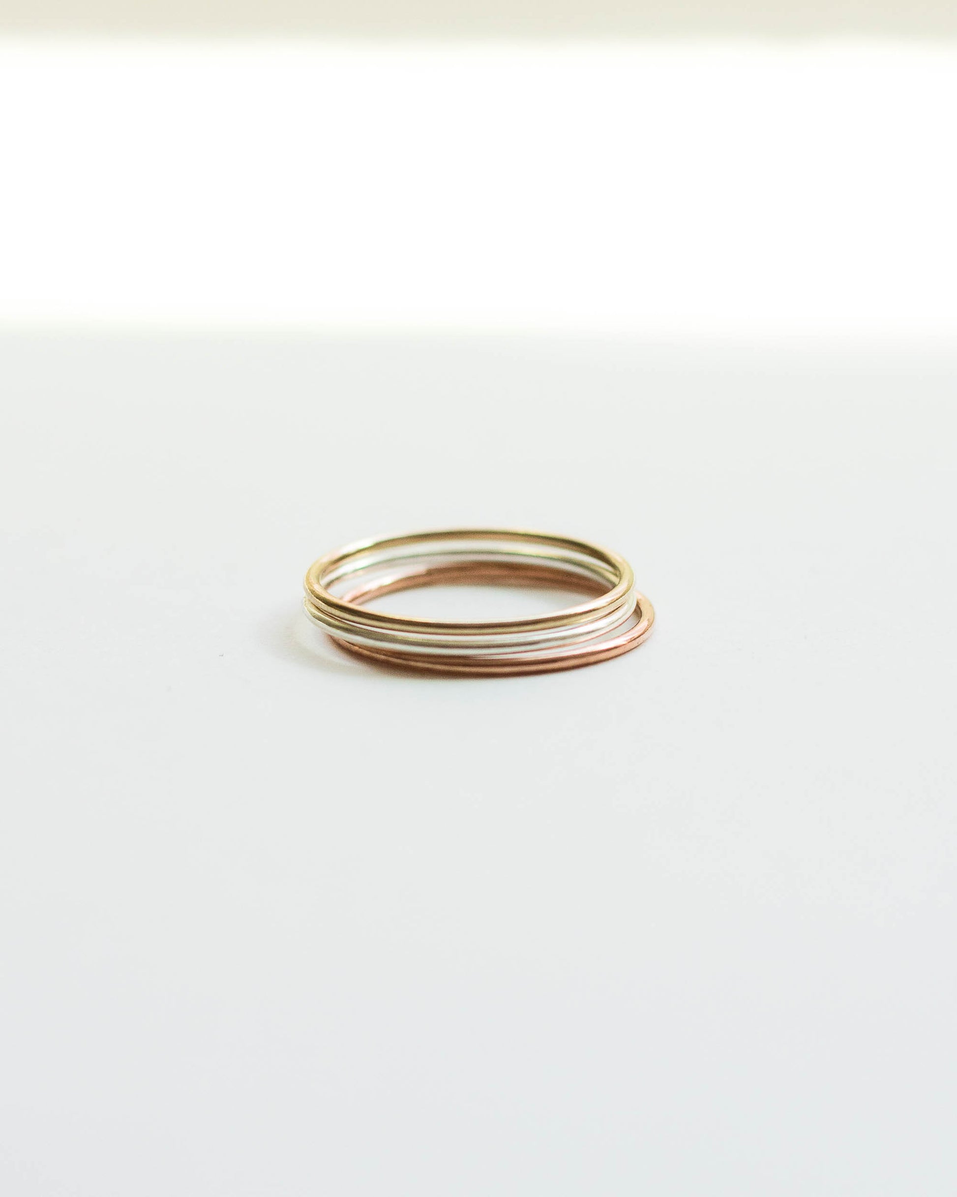 Smooth Thin Stacking Ring, R18