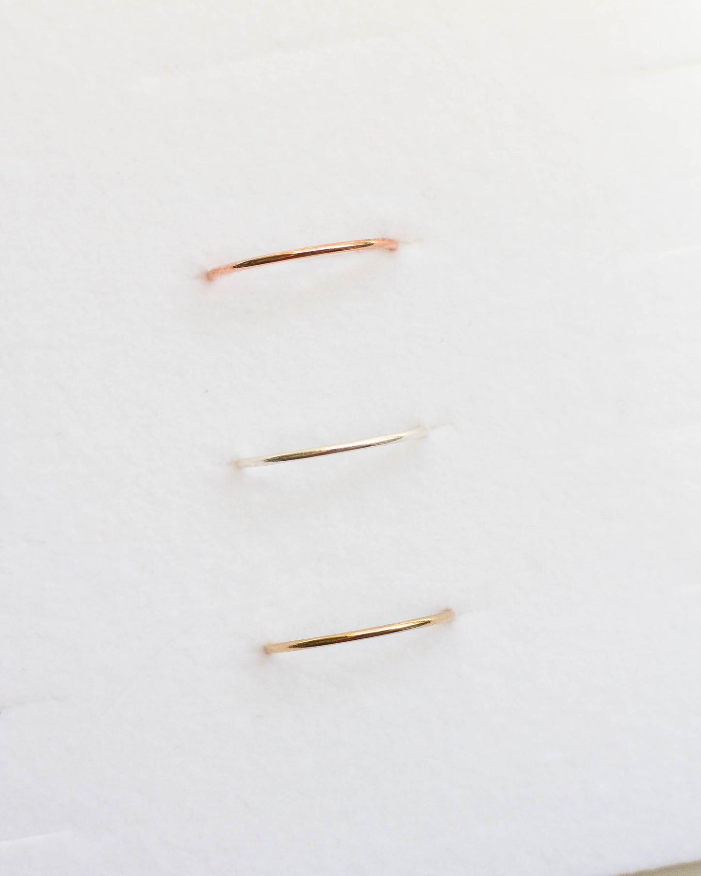 Smooth Thin Stacking Ring, R18