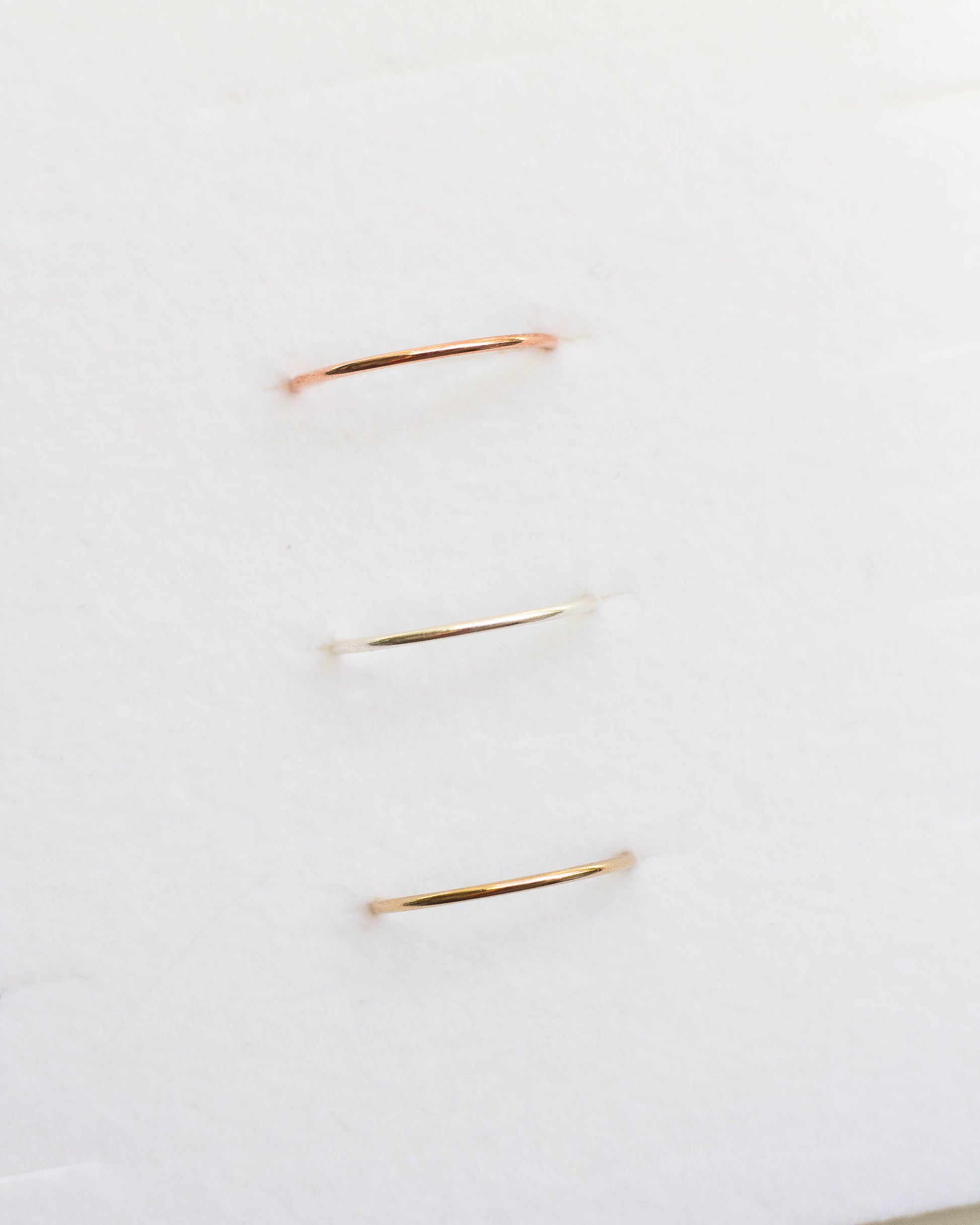 Smooth Thin Stacking Ring, R18