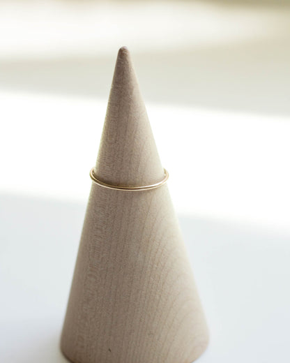 Smooth Thin Stacking Ring, R18