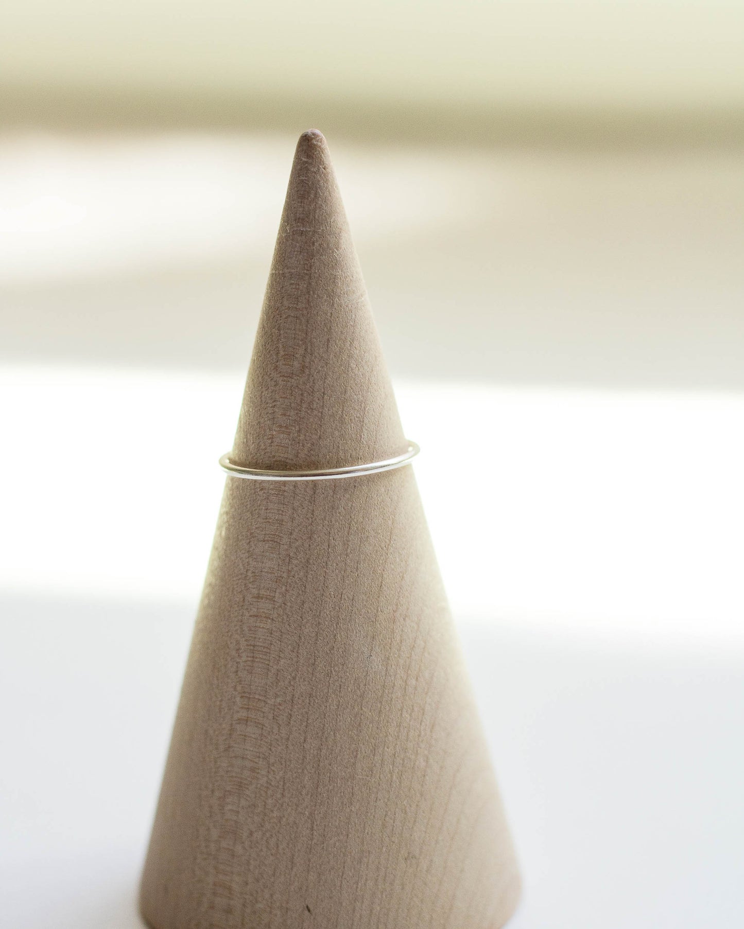 Smooth Thin Stacking Ring, R18