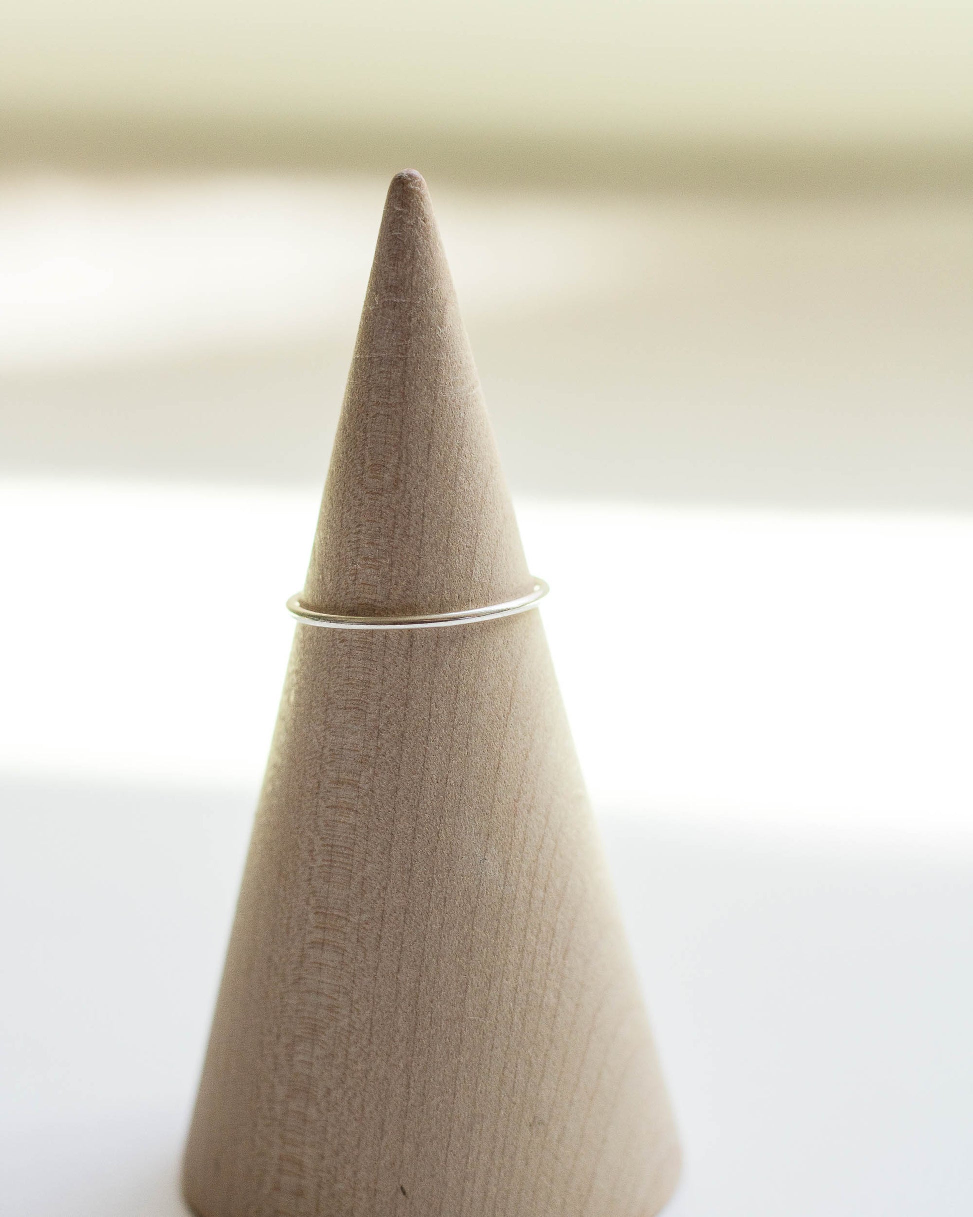 Smooth Thin Stacking Ring, R18
