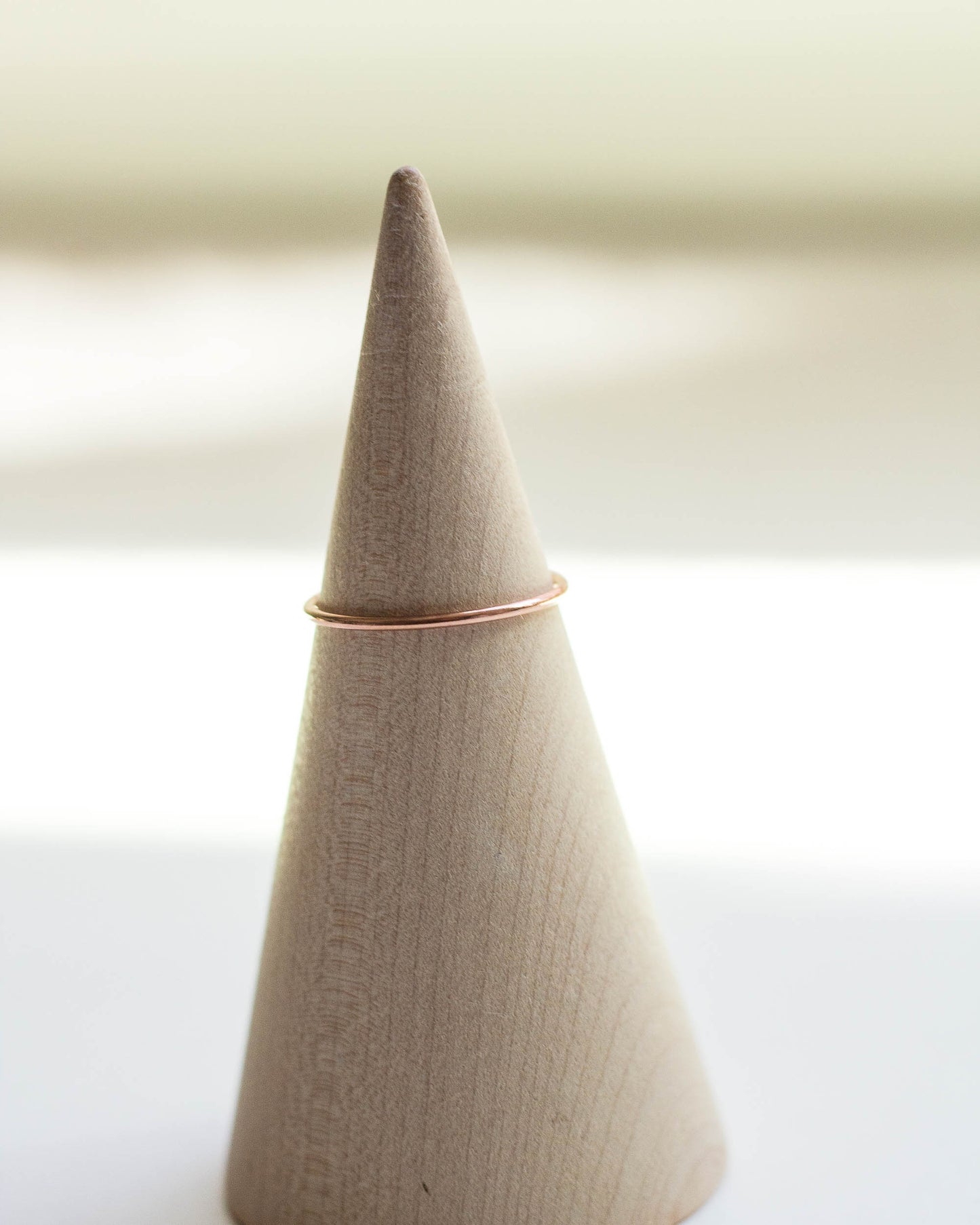 Smooth Thin Stacking Ring, R18