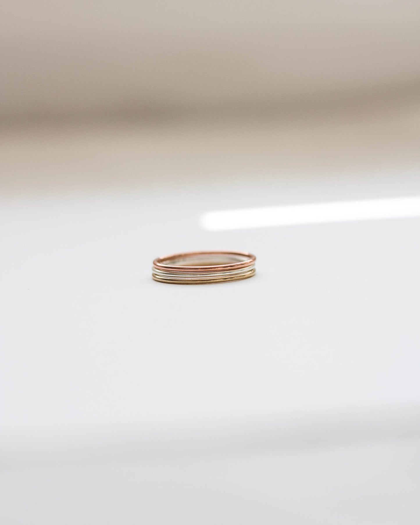 Smooth Thin Stacking Ring, R18
