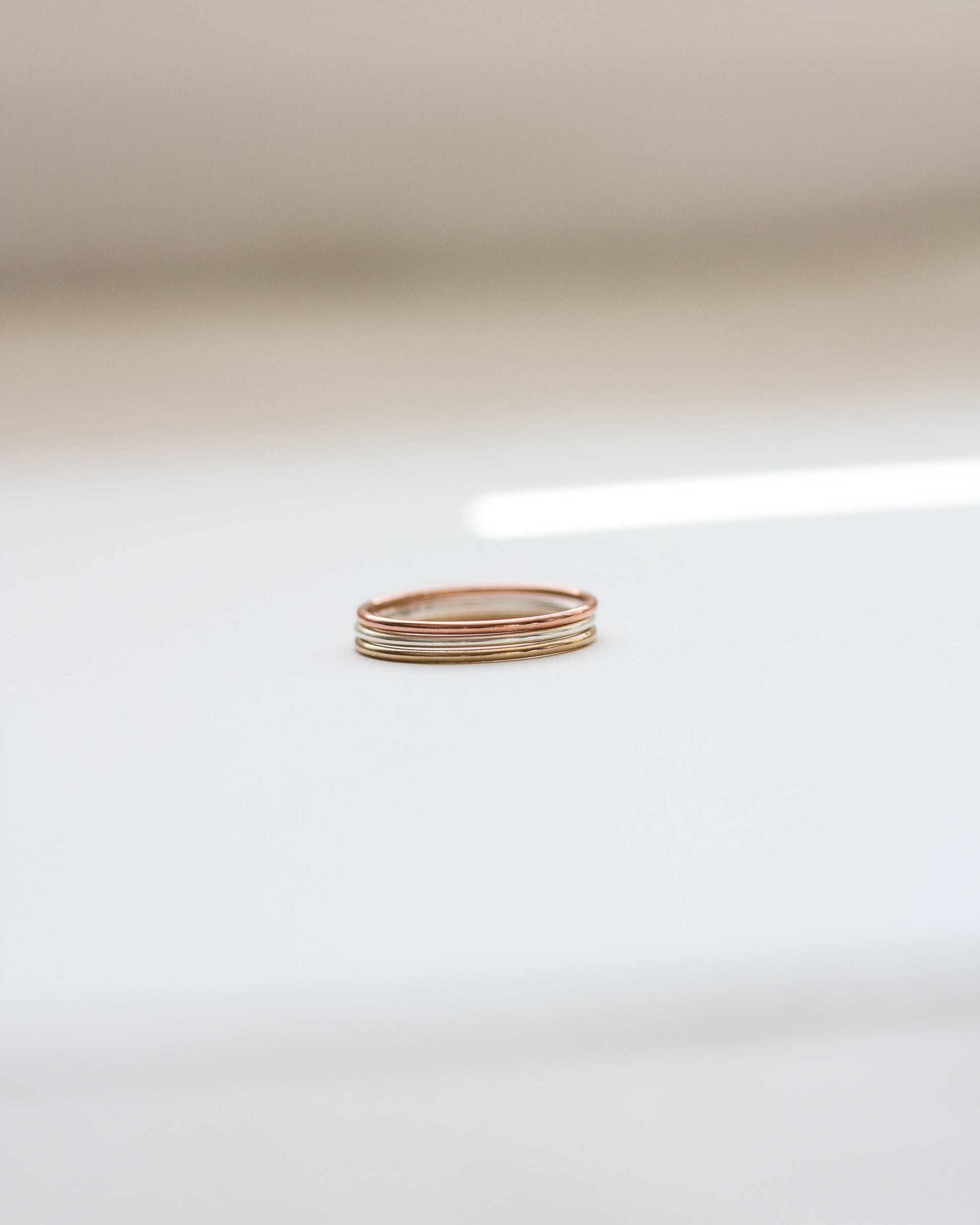 Smooth Thin Stacking Ring, R18