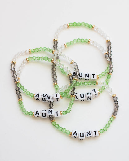 Aunt Stretch Bead Bracelet, B1