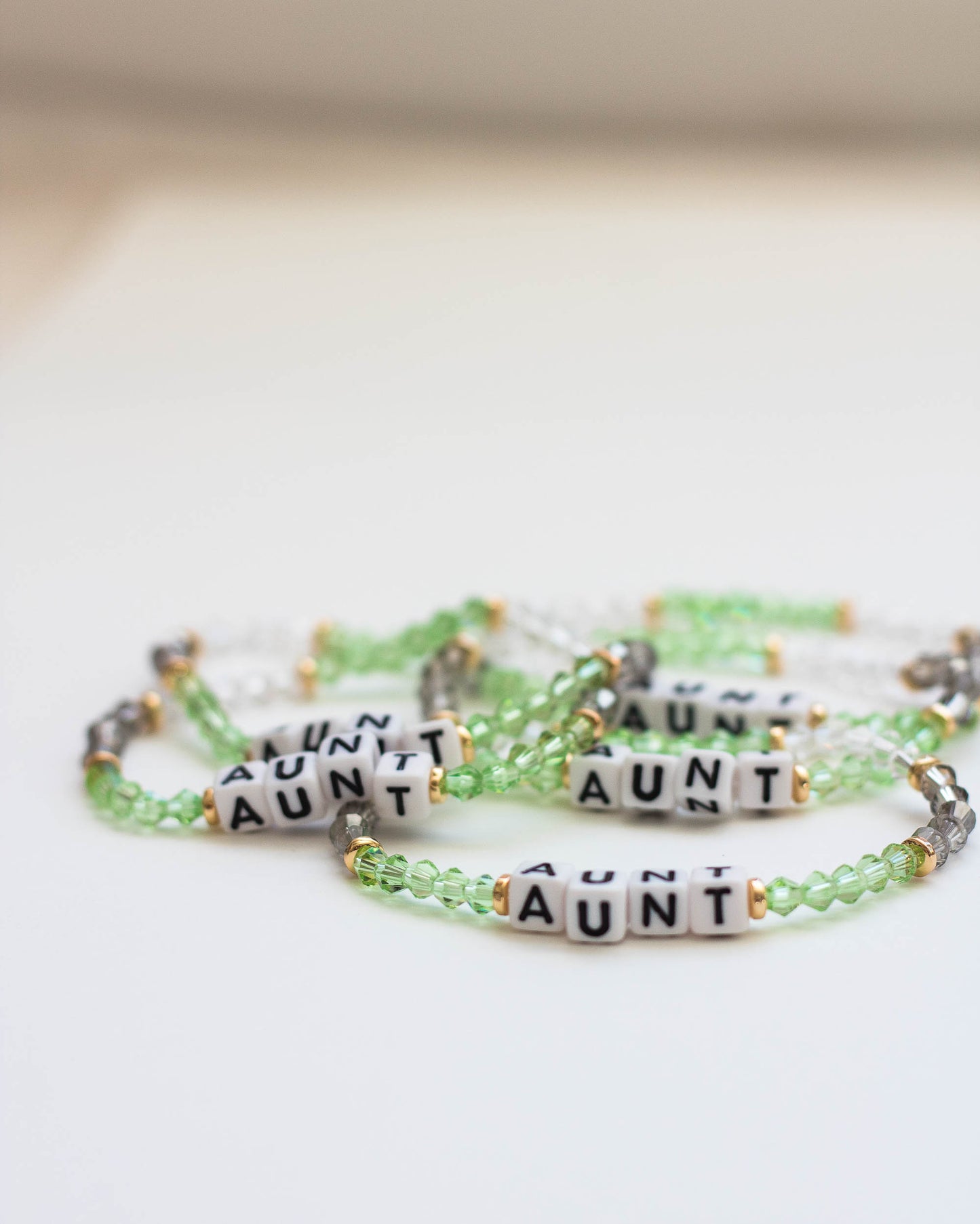 Aunt Stretch Bead Bracelet, B1