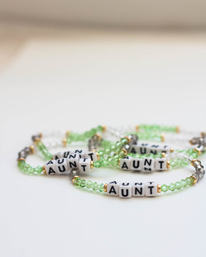 Aunt Stretch Bead Bracelet, B1