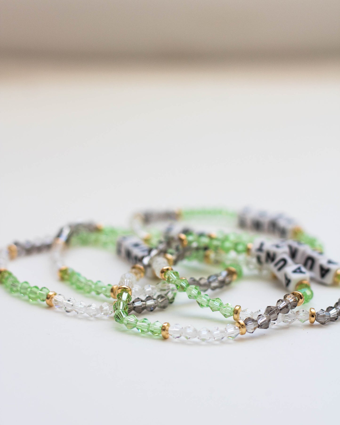 Aunt Stretch Bead Bracelet, B1