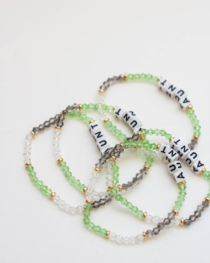 Aunt Stretch Bead Bracelet, B1