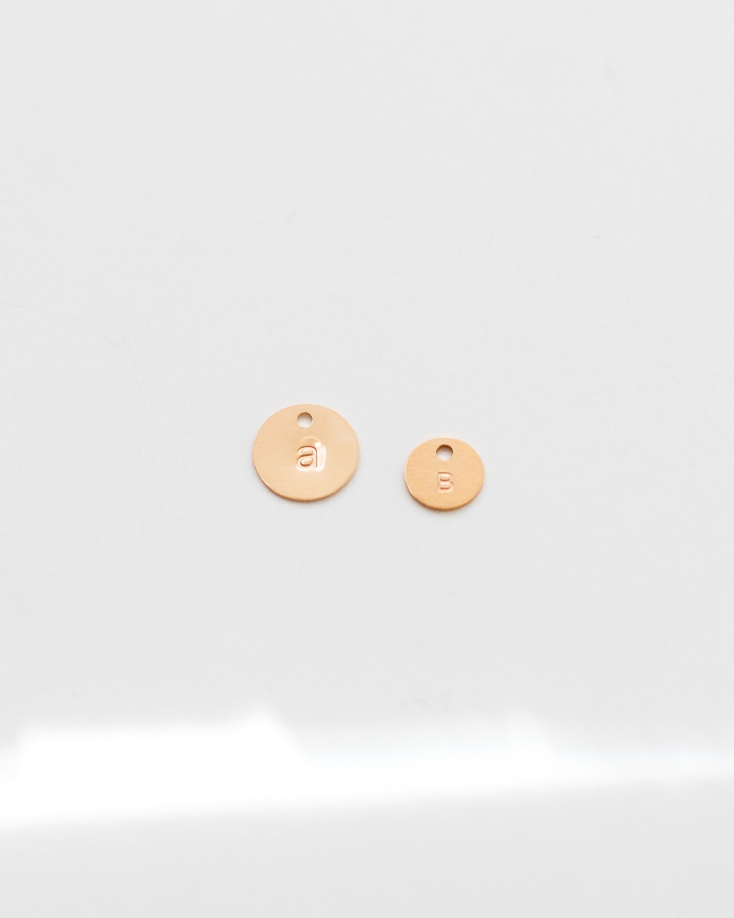 6mm Circle Disc Blank with One Hole, CH30