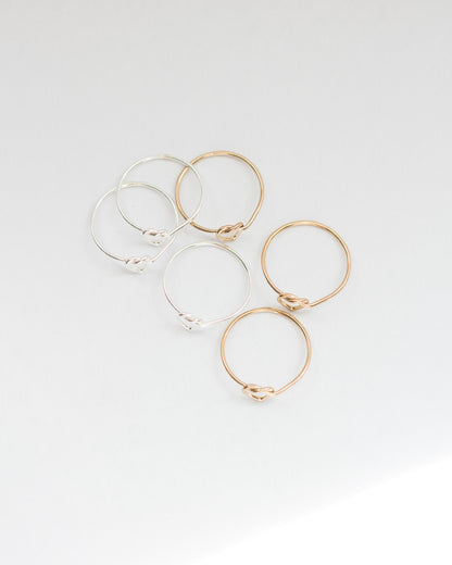 Heart Knot Ring, R27