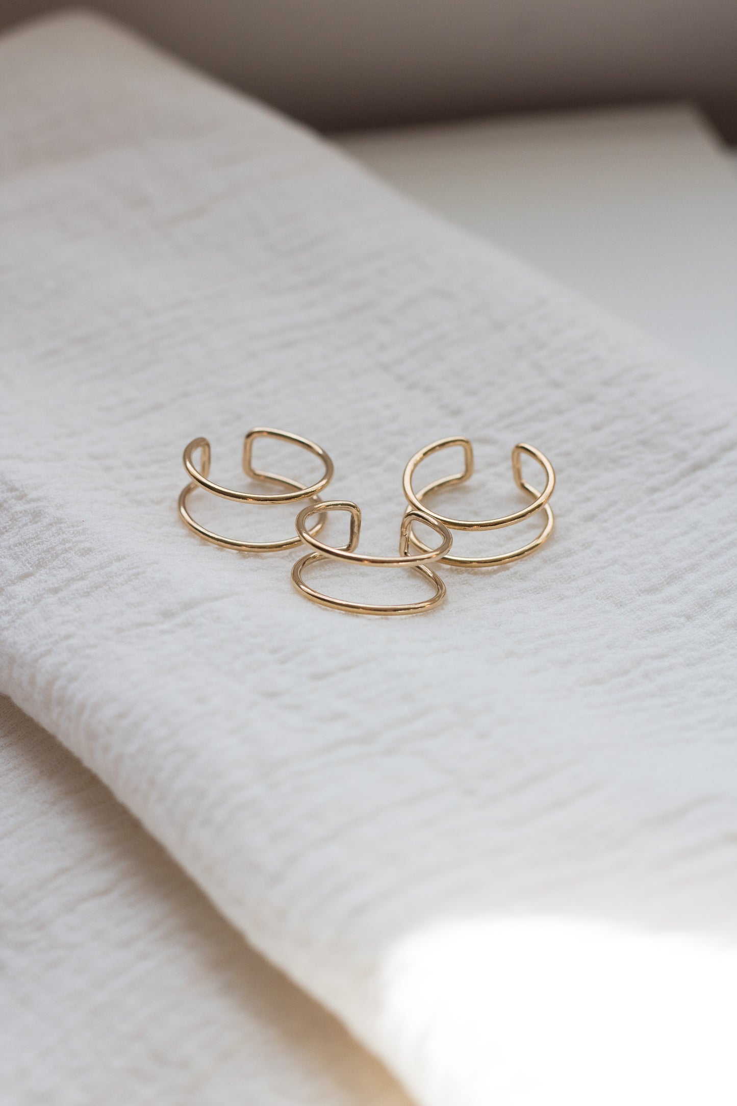Double Open Front Adjustable Ring, R30