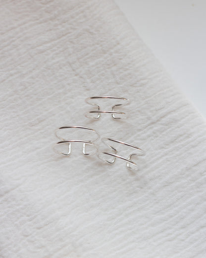 Double Open Front Adjustable Ring, R30