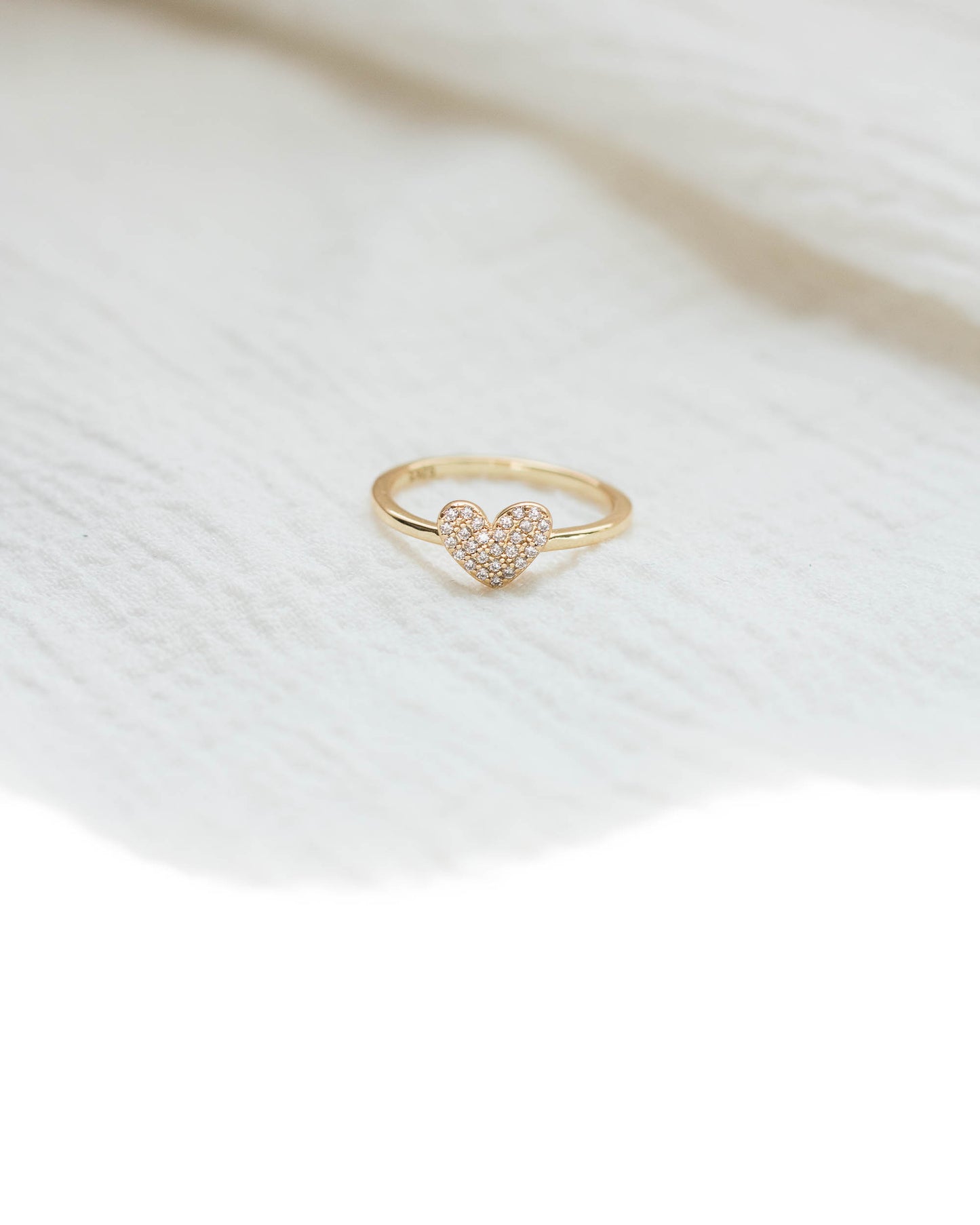 Pave Heart Ring, R46