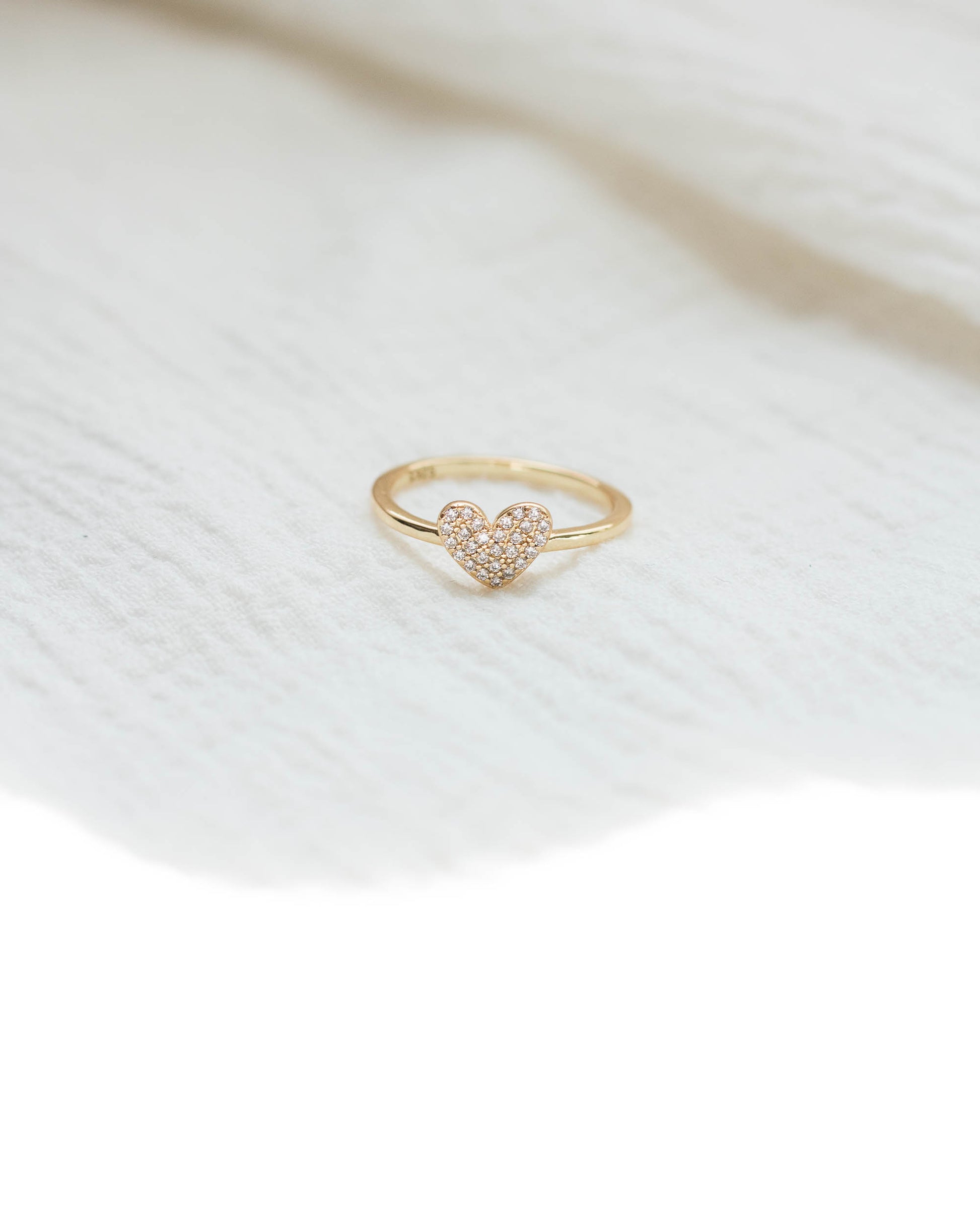 Pave Heart Ring, R46