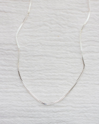 Sterling Silver Box Chain, NC02