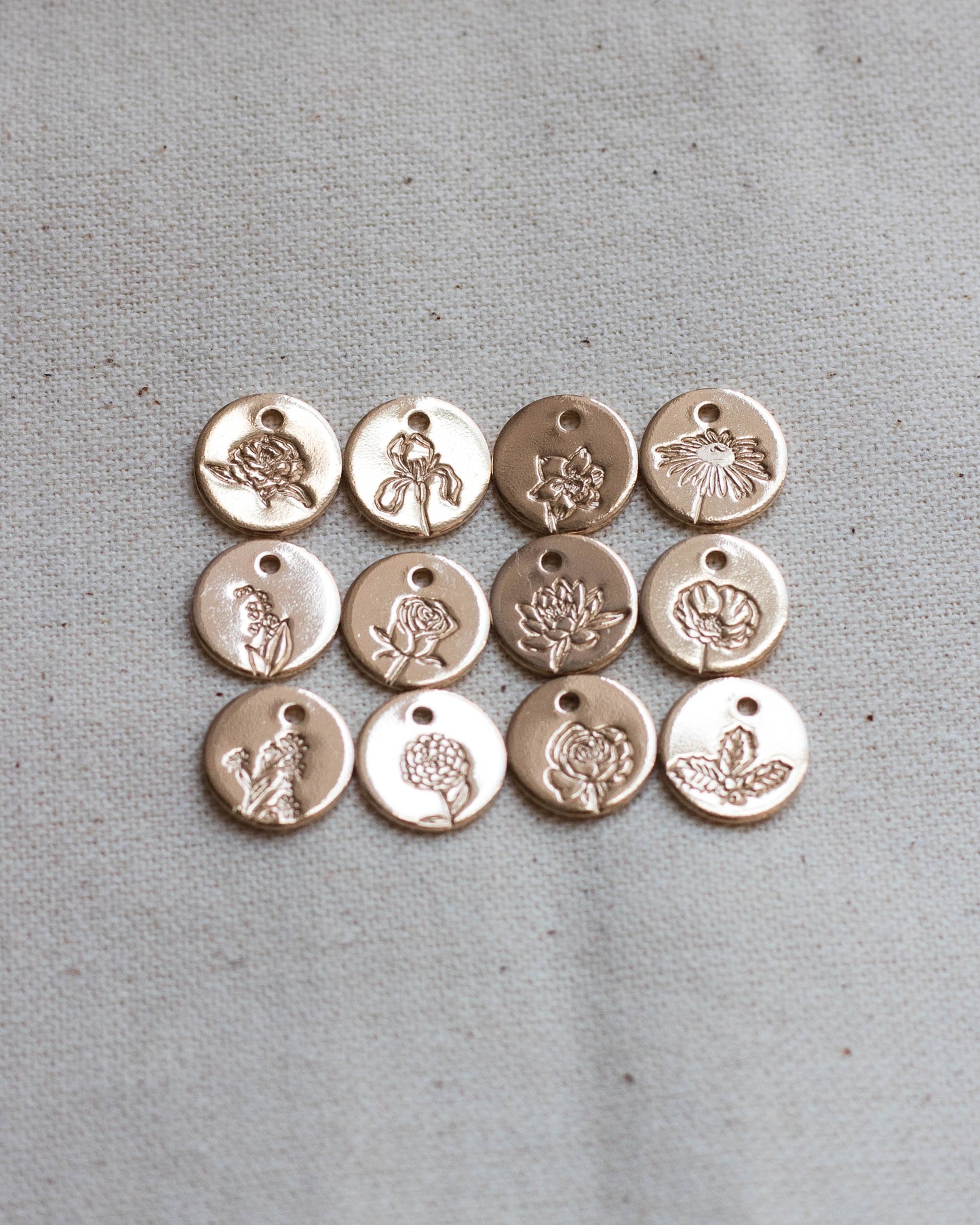 9.5mm Birth Flower Charm, CH16