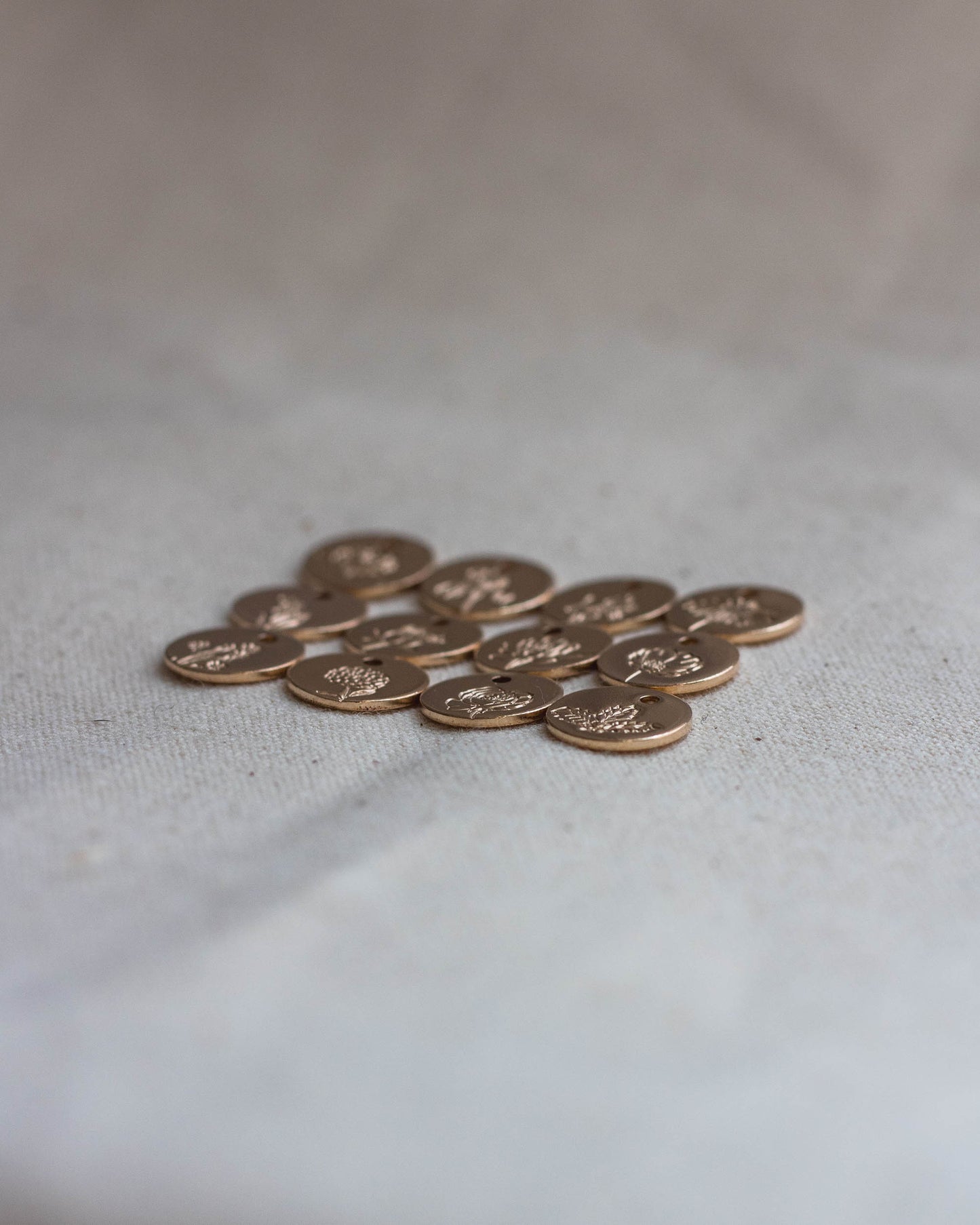9.5mm Birth Flower Charm, CH16